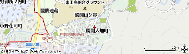 京都府京都市伏見区醍醐大畑町107周辺の地図
