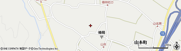 西岸寺周辺の地図