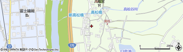 兵庫県西脇市高松町461周辺の地図