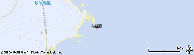 与望島周辺の地図