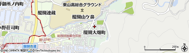 京都府京都市伏見区醍醐大畑町89周辺の地図