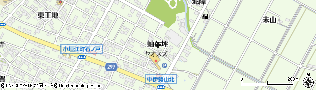 愛知県刈谷市小垣江町蚰ケ坪周辺の地図