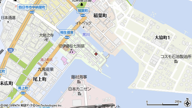 〒510-0042 三重県四日市市高砂町の地図