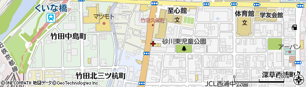 ＨｏｎｄａＣａｒｓ京都伏見東店周辺の地図