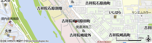 京都府京都市南区吉祥院嶋川原田町周辺の地図