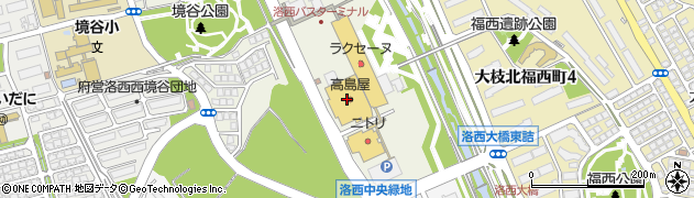 株式会社高島屋　洛西店周辺の地図