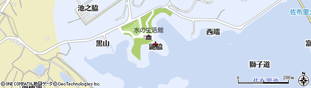 愛知県知多市佐布里（鼬脇）周辺の地図