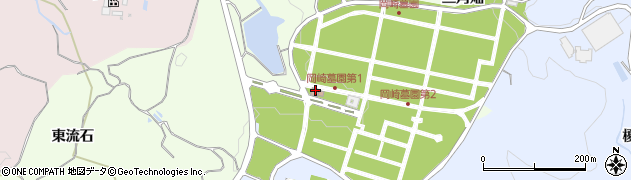 岡崎市役所　その他の施設岡崎墓園管理事務所周辺の地図