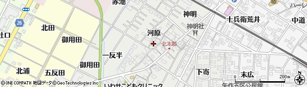 ダスキン岡崎周辺の地図