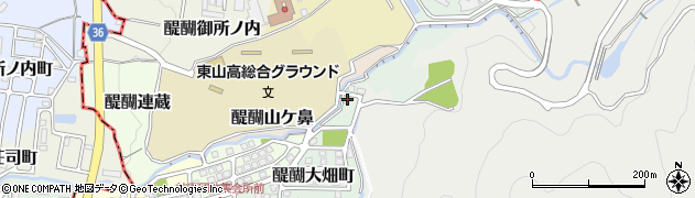 京都府京都市伏見区醍醐大畑町77周辺の地図
