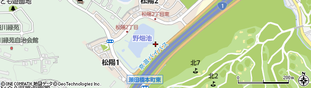 滋賀県大津市瀬田周辺の地図