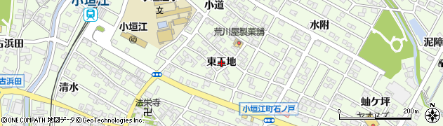 愛知県刈谷市小垣江町（東王地）周辺の地図