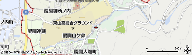 京都府京都市伏見区醍醐大畑町74周辺の地図
