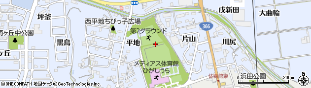 愛知県東浦町（知多郡）石浜（平地）周辺の地図