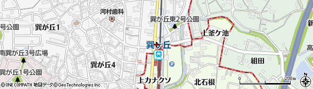 巽ケ丘駅周辺の地図