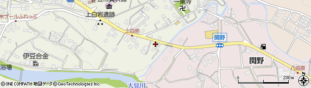 静岡県伊豆市上白岩612周辺の地図