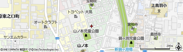 京都府京都市南区上鳥羽山ノ本町周辺の地図