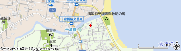 千倉温泉周辺の地図