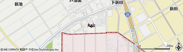 愛知県刈谷市半城土町丸山周辺の地図