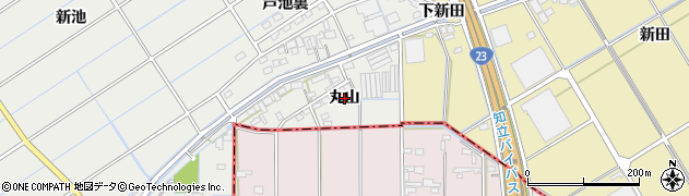 愛知県刈谷市半城土町（丸山）周辺の地図