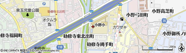 京都市児童福祉施設小野児童館周辺の地図