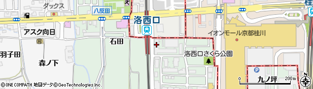 なの花薬局　洛西口駅前店周辺の地図