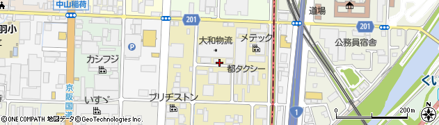 京都府京都市南区上鳥羽藁田町周辺の地図