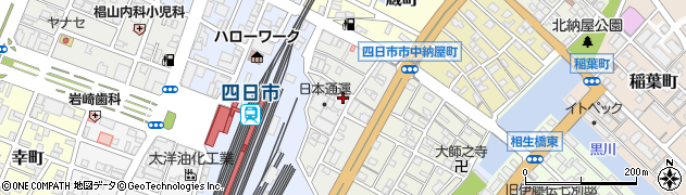 三重県四日市市相生町周辺の地図
