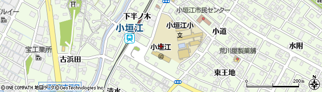 愛知県刈谷市小垣江町西王地周辺の地図