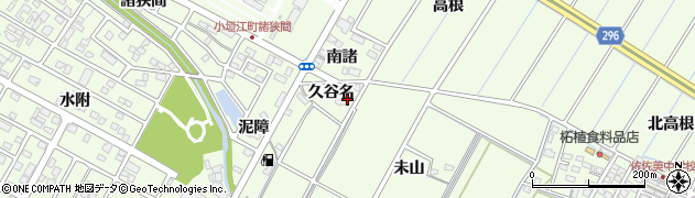 愛知県刈谷市小垣江町久谷名26周辺の地図