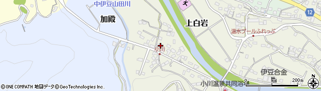 静岡県伊豆市上白岩1302周辺の地図