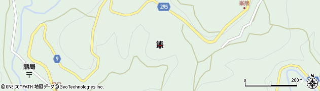 静岡県浜松市天竜区熊周辺の地図
