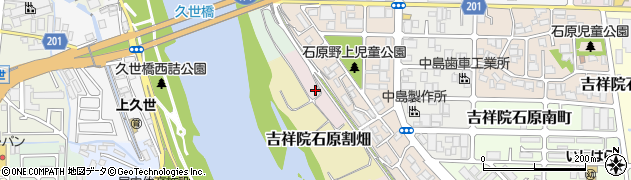 京都府京都市南区吉祥院石原葭縁周辺の地図