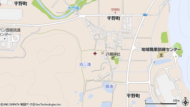 〒677-0063 兵庫県西脇市平野町の地図
