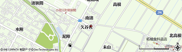 愛知県刈谷市小垣江町久谷名27周辺の地図