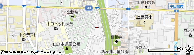 京都府京都市南区上鳥羽川端町周辺の地図