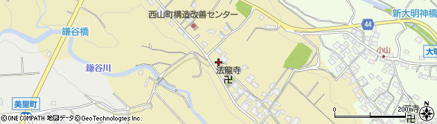 三重県四日市市西山町7481周辺の地図