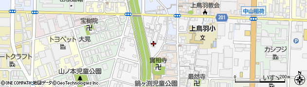 京都府京都市南区上鳥羽川端町242周辺の地図