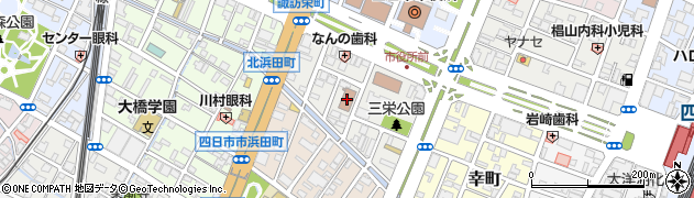 検察庁　津地方検察庁四日市支部周辺の地図