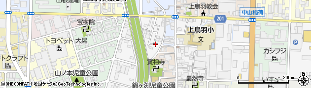京都府京都市南区上鳥羽川端町244周辺の地図