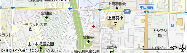 京都府京都市南区上鳥羽南村山町62周辺の地図