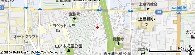京都府京都市南区上鳥羽川端町323周辺の地図