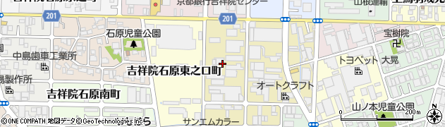京都府京都市南区吉祥院長田町周辺の地図