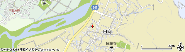 静岡県伊豆市日向321周辺の地図