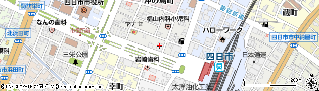 日本生命保険相互会社　四日市支社周辺の地図