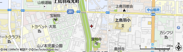 京都府京都市南区上鳥羽川端町215周辺の地図