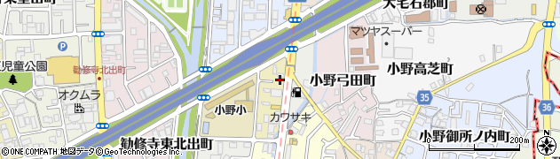 ラーメン魁力屋 山科小野店周辺の地図