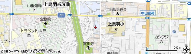 京都府京都市南区上鳥羽南村山町58周辺の地図