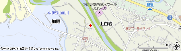 静岡県伊豆市上白岩1322周辺の地図