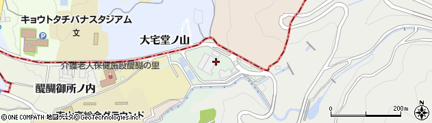 京都府京都市伏見区醍醐上山田周辺の地図